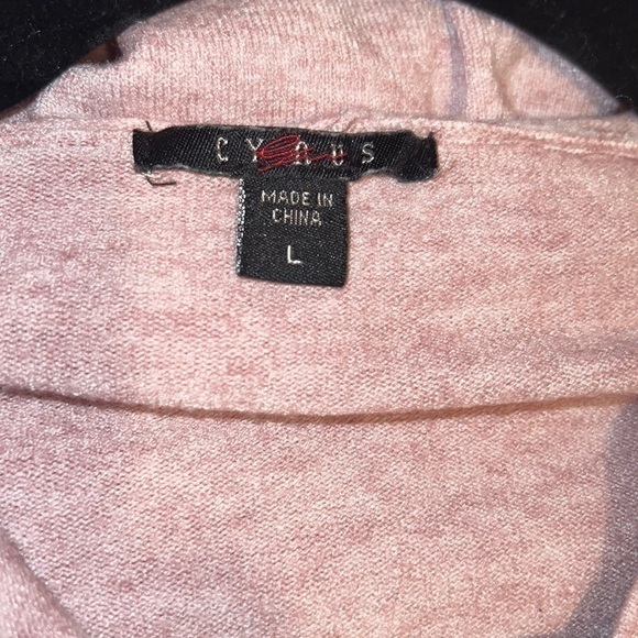𝅺Cyrus Pink Sweater Women’s Size Large - Picture 3 of 4